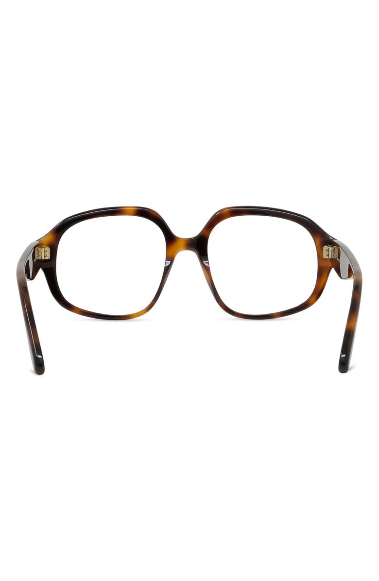 Loewe Curvy 51mm Geometric Optical Glasses, Alternate, color, 