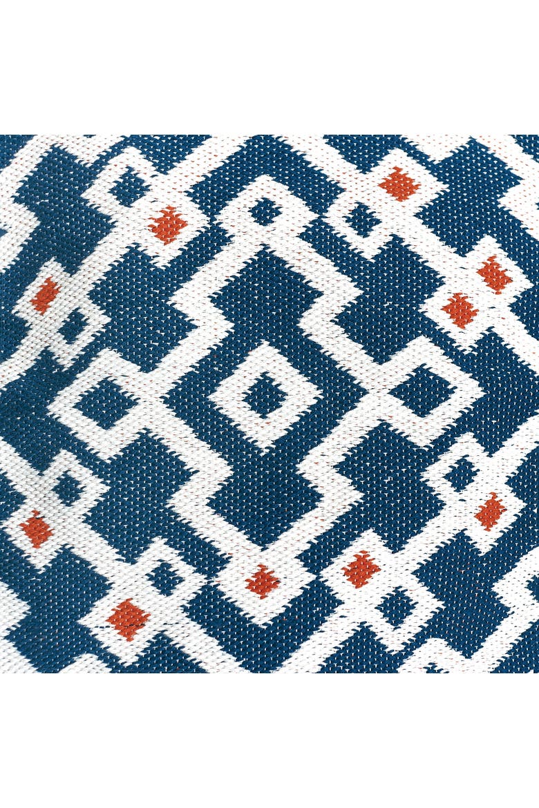 Reggie Indigo Southwestern Accent Throw Pillow 20" x 20", Alternate, color, Blue