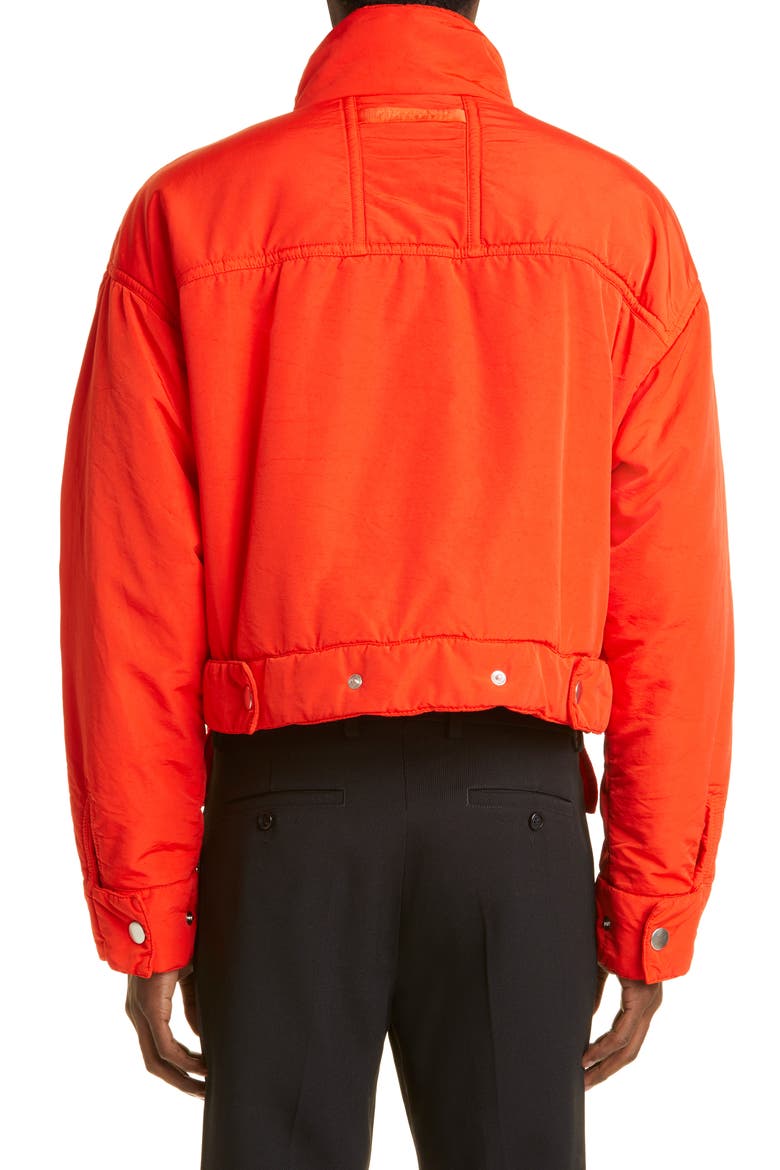 Garment Dyed Technical Aviator Jacket, Alternate, color, RED