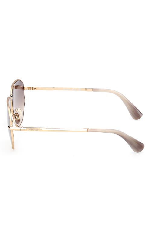 Max Mara Miller 54mm Navigator Sunglasses