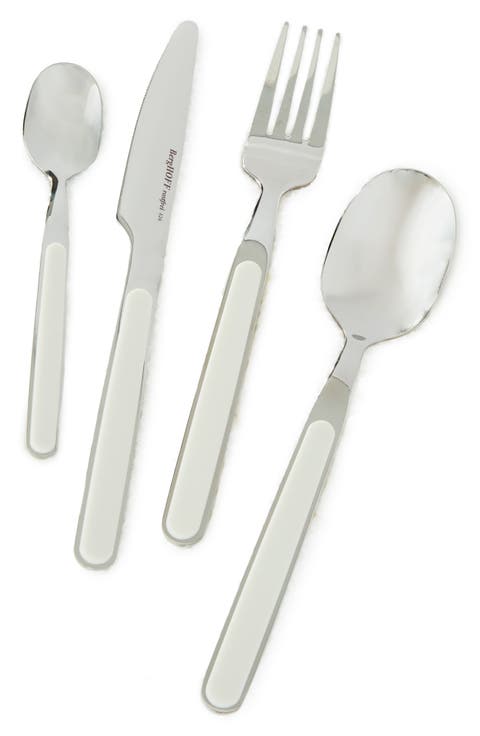 Leo 24-Piece Stainless Steel Flatware Set