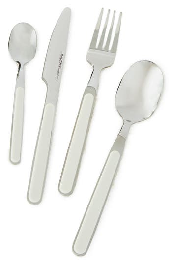 Berghoff Leo 24-piece Stainless Steel Flatware Set In Moonbeam