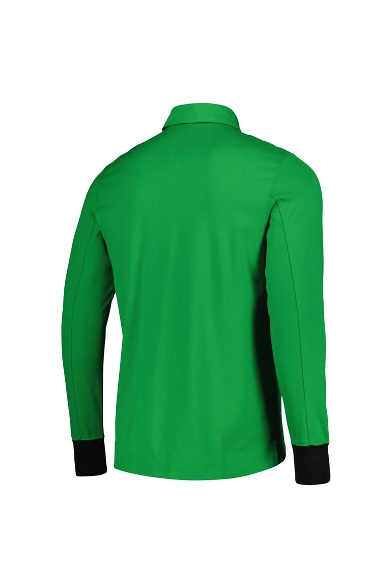 Men's adidas 2023 Player Green Austin FC Travel Long Sleeve Polo, Alternate, color, Green