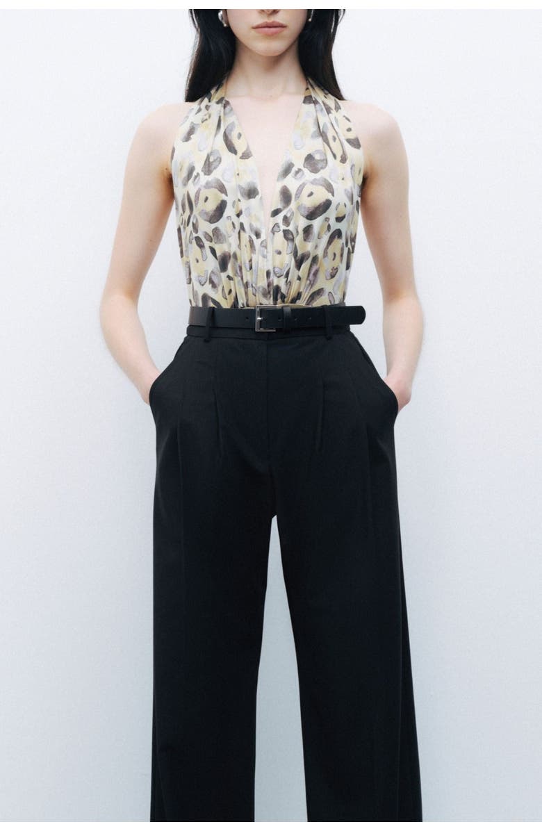 Nocturne Halter Neck Bodysuit, Main, color, 