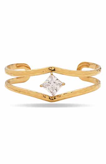 Golden Prism Cuff Bracelet