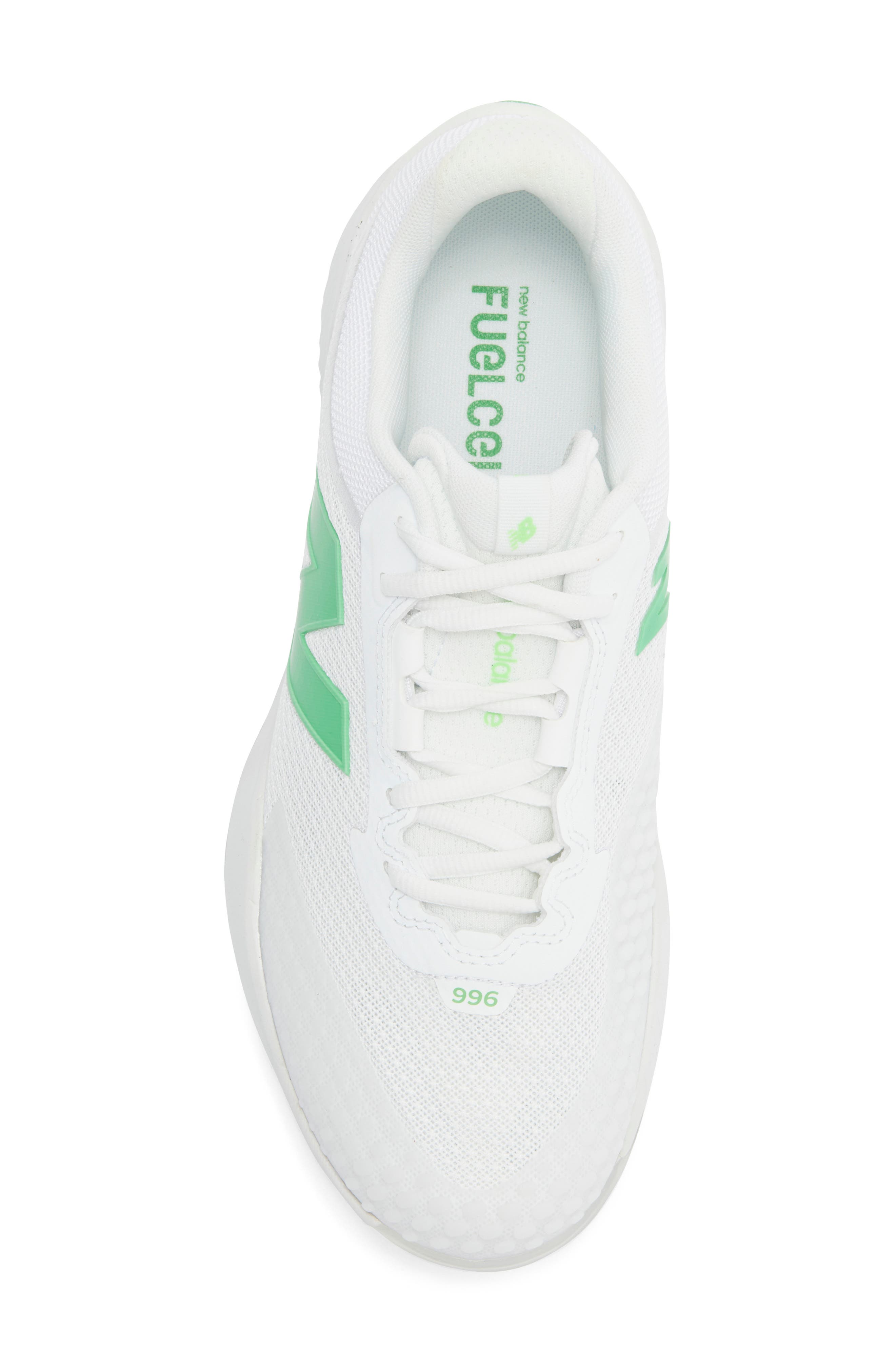 New Balance 996 Sneaker, Alternate, color, White/ Green Apple