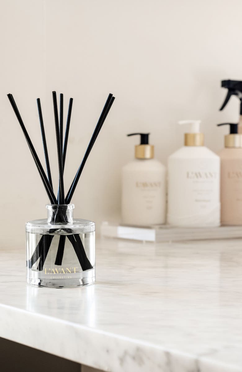 L'AVANT Collective Fresh Linen Reed Diffuser, Alternate, color, White