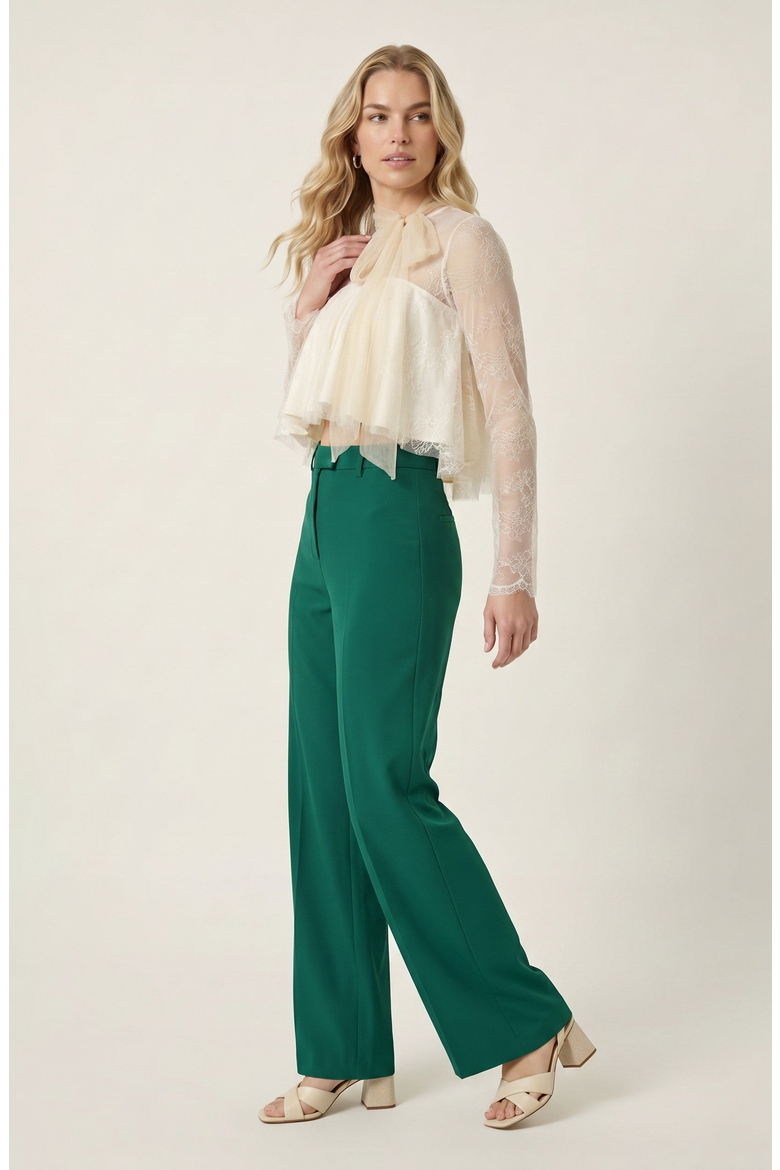 Lace Overlay Crop Top, Alternate, color, Beige