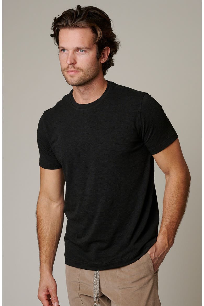Slub T-Shirt, Main, color, Matte Black