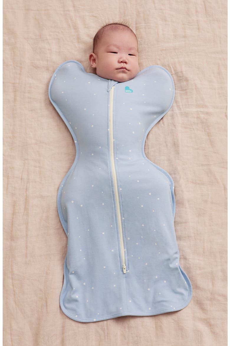 Swaddle Up™ 1.0 TOG Original Stretch Cotton Swaddle, Alternate, color, POWDER BLUE