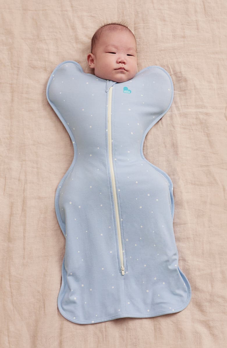 LOVE TO DREAM Swaddle Up<sup>™</sup> 1.0 TOG Original Stretch Cotton Swaddle, Alternate, color, Powder Blue