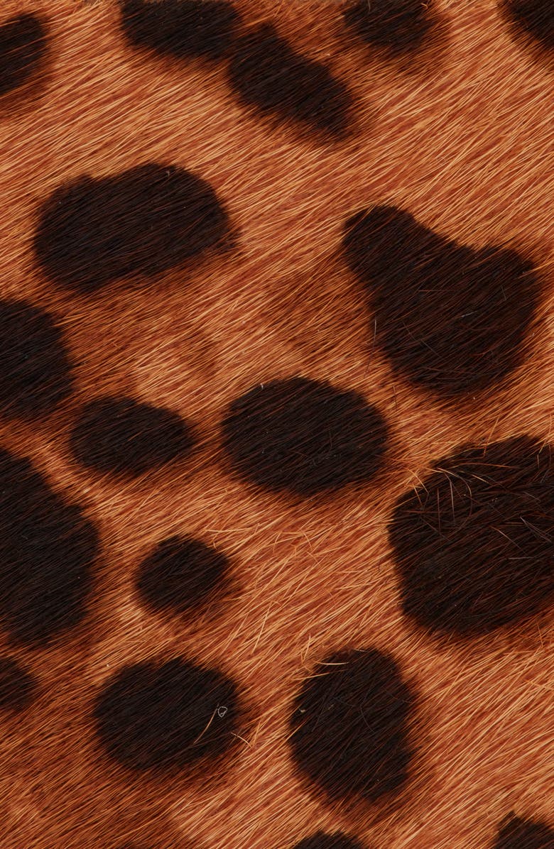 Nordstrom Daphne Genuine Calf Hair Belt, Alternate, color, Leopard