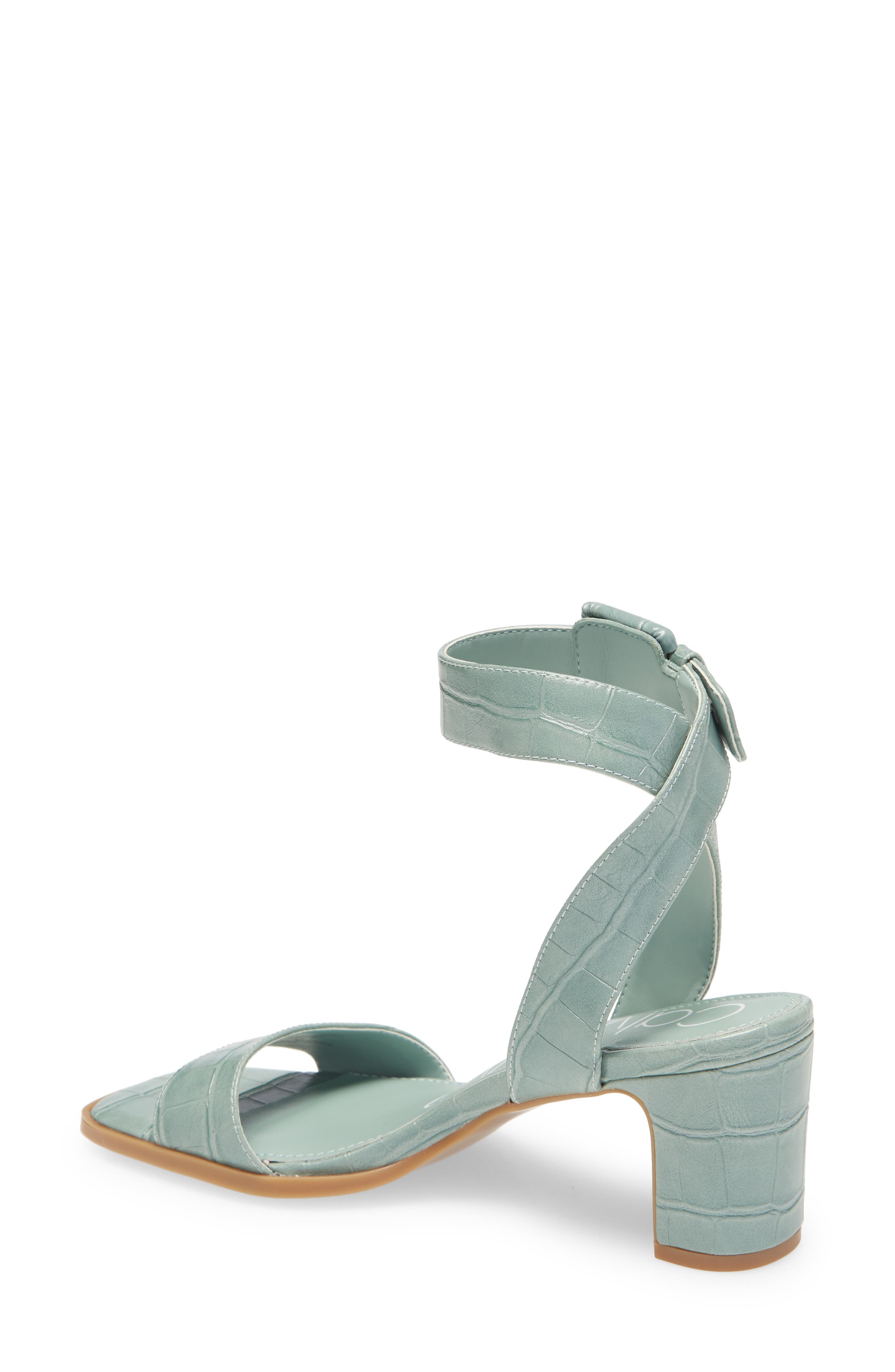 Damita Ankle Strap Sandal, Alternate, color, PETAL GREEN FAUX LEATHER