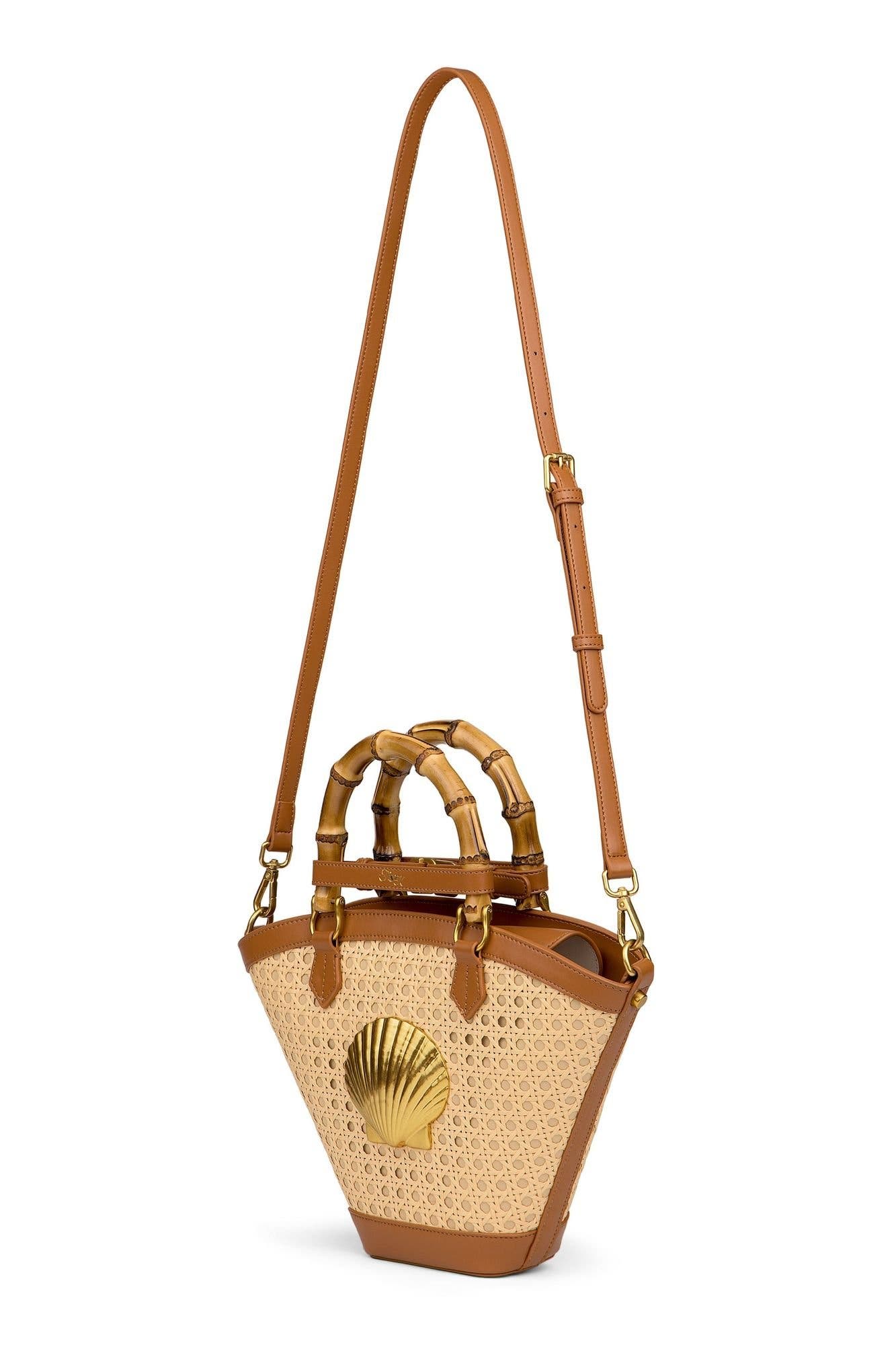 Sconset Scallop Shell, Alternate, color, Cognac