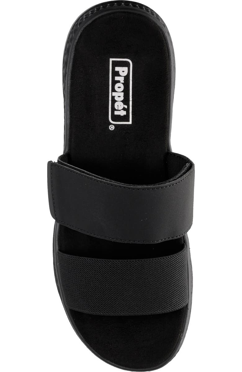 Propét TravelActive Allegra Slide Sandal, Alternate, color, Black