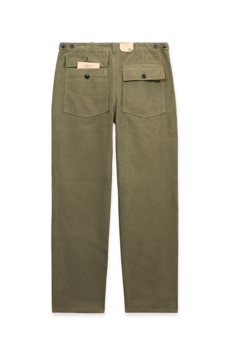 Fortela Newfatigue Corduroy Fatigue Trousers, Alternate, color, Olive