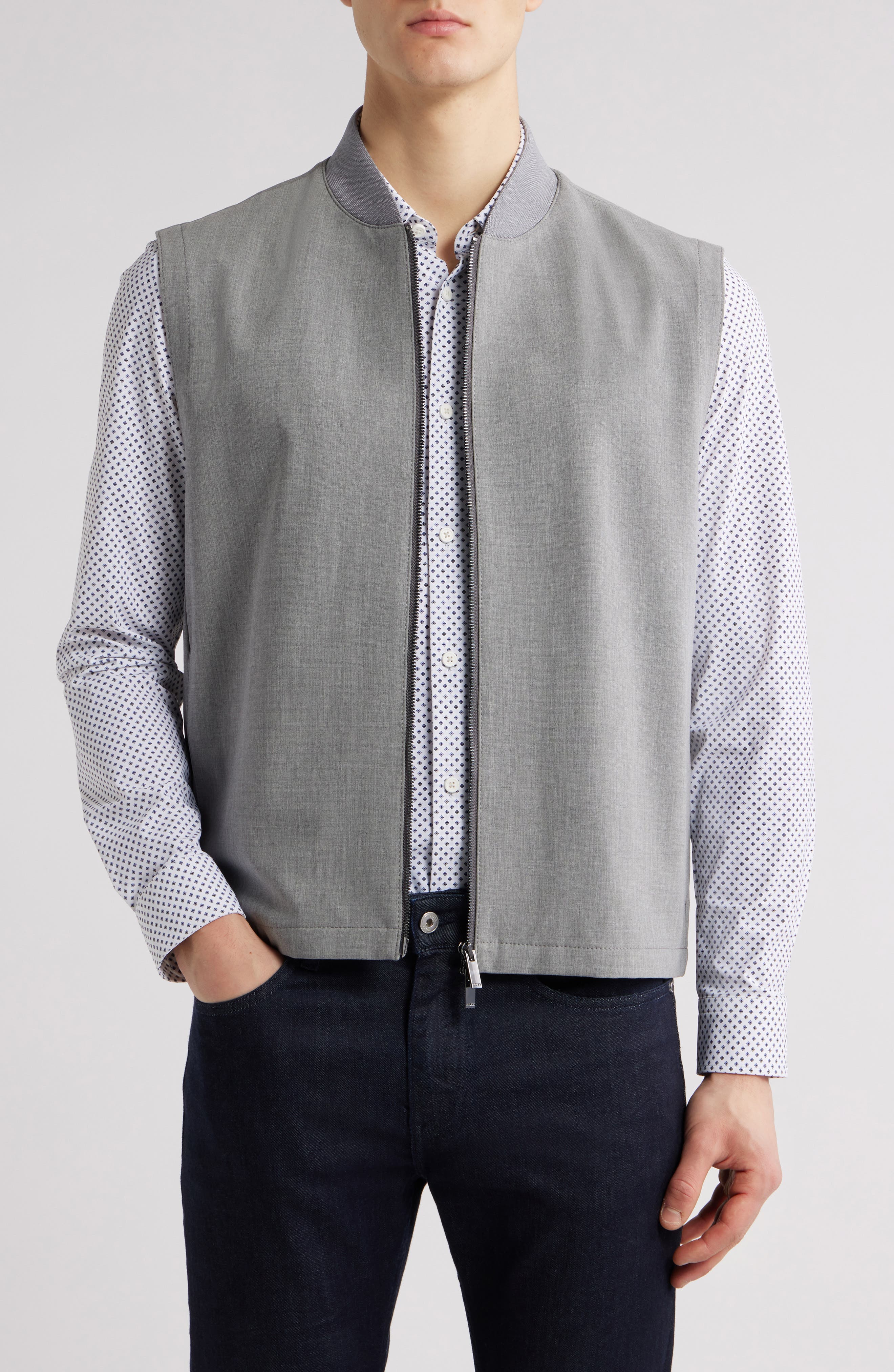 BOSS Hanry Zip Vest