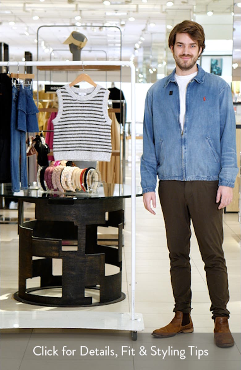 Kids' Metallic Stripe Sweater Vest, sales video thumbnail