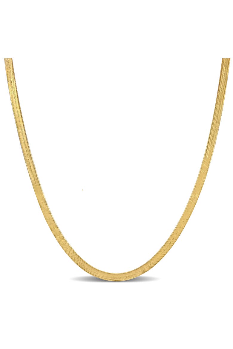 Flex Herringbone Chain Necklace 10k Gold, Main, color, Yellow Gold