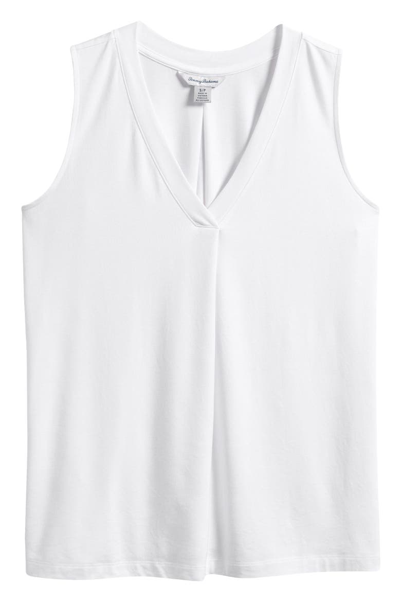 Kauai V-Neck Tank, Alternate, color, WHITE