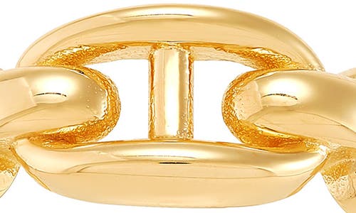 Frankie & Zoe Mariner Link Band Ring In Gold