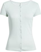 BP. Short Sleeve Rib Knit Cardigan