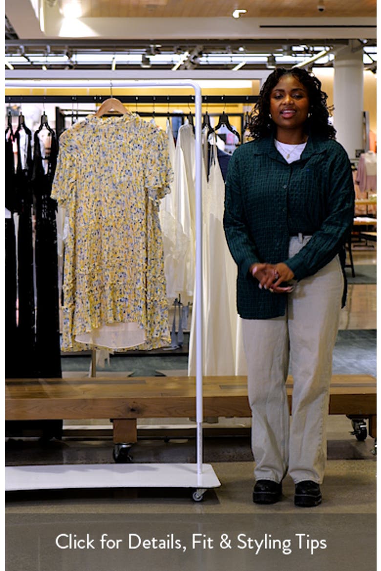 Ryla Floral Silk Shift Dress video