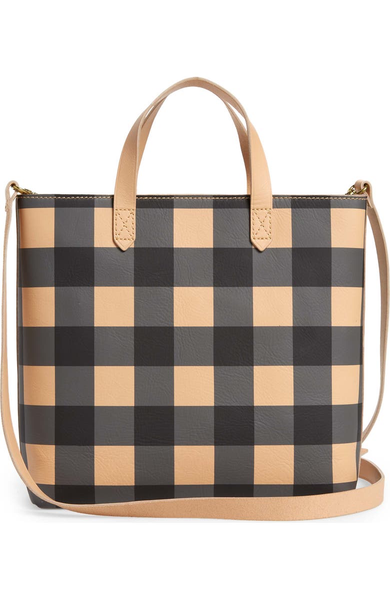 Madewell Small Transport Leather Crossbody Tote, Alternate, color,