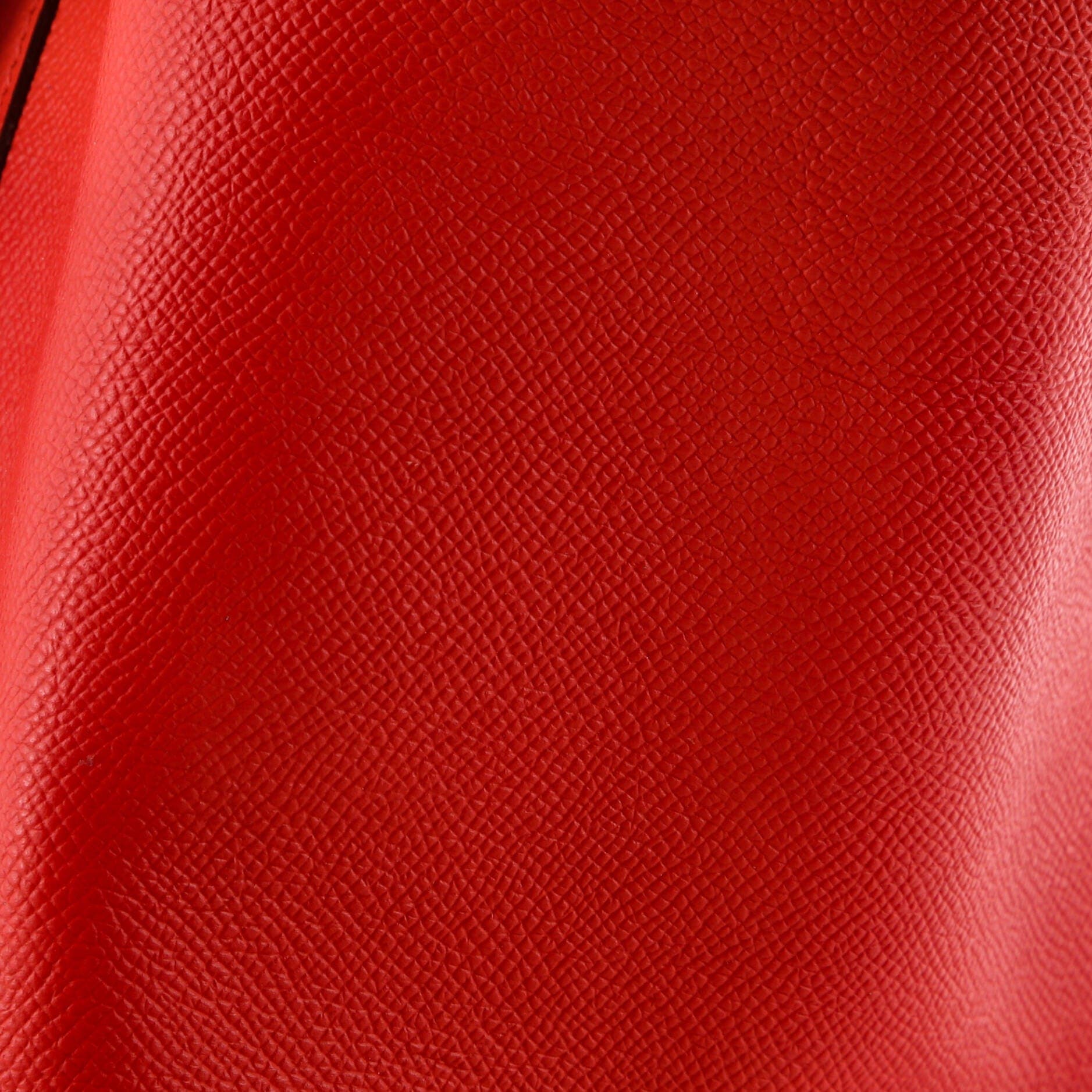 Pre-Owned Hermes Picotin Lock Bag Tressage Epsom PM, Alternate, color, Rouge De Coeur