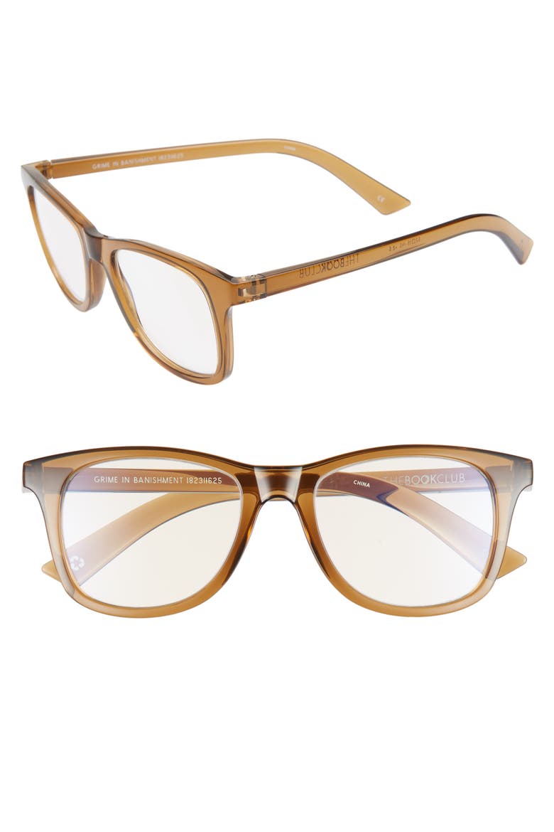 Grime in Banishment 52mm Blue Light Blocking Reading Glasses, Main, color, COLA