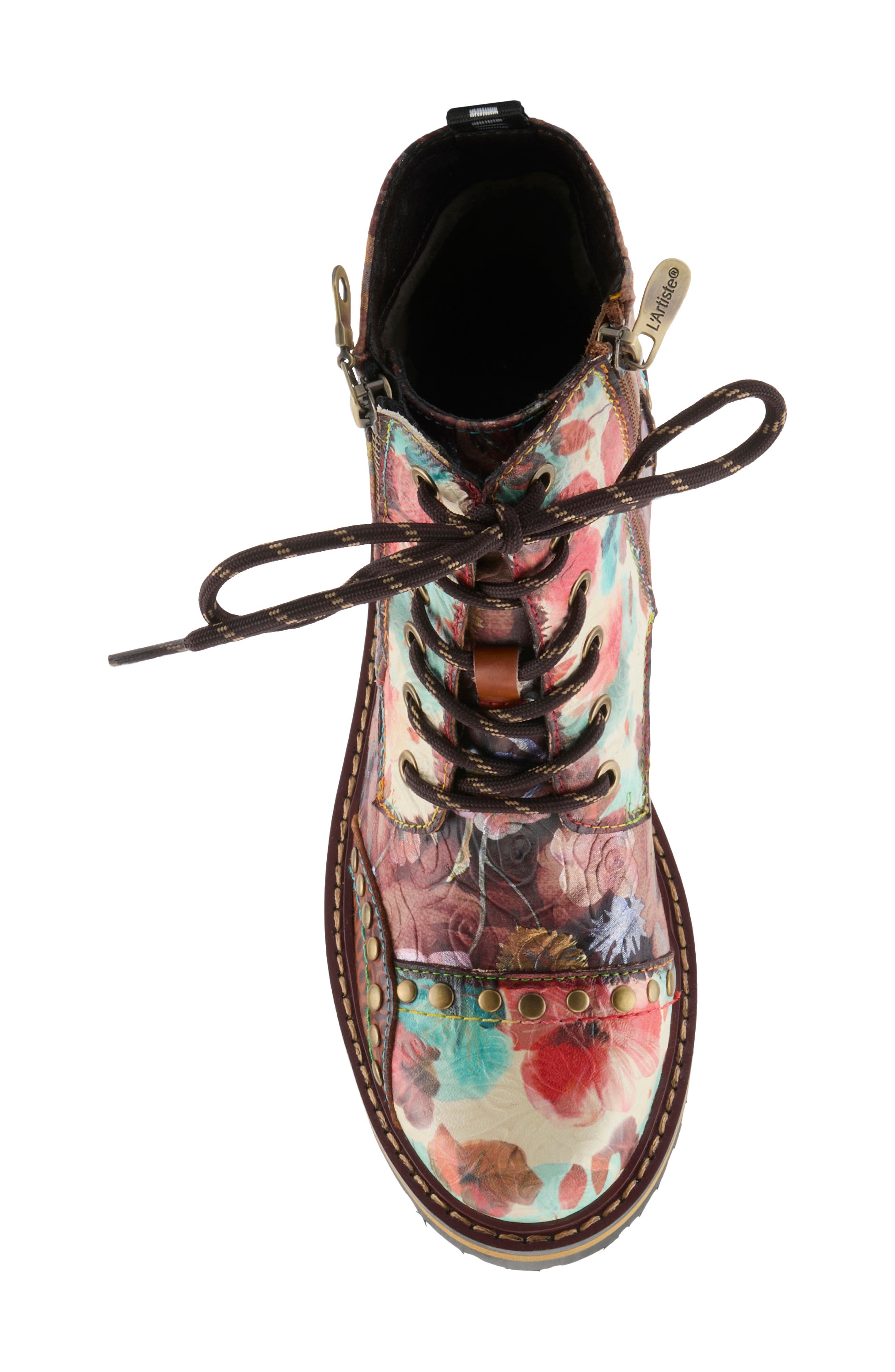 Rugup Lace-Up Boot, Alternate, color, BROWN MULTI