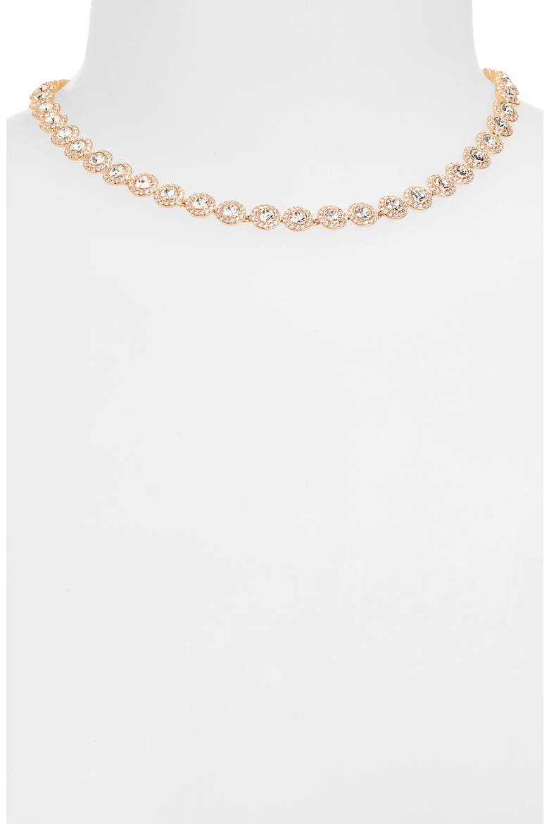 Angelic Crystal Necklace, Alternate, color, GOLD