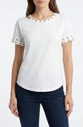 APNY Cutout Grommet T-Shirt