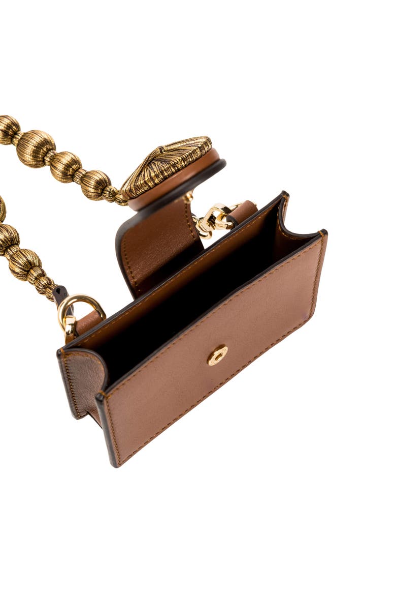 Alessa Camello Card Holder, Alternate, color, Camello