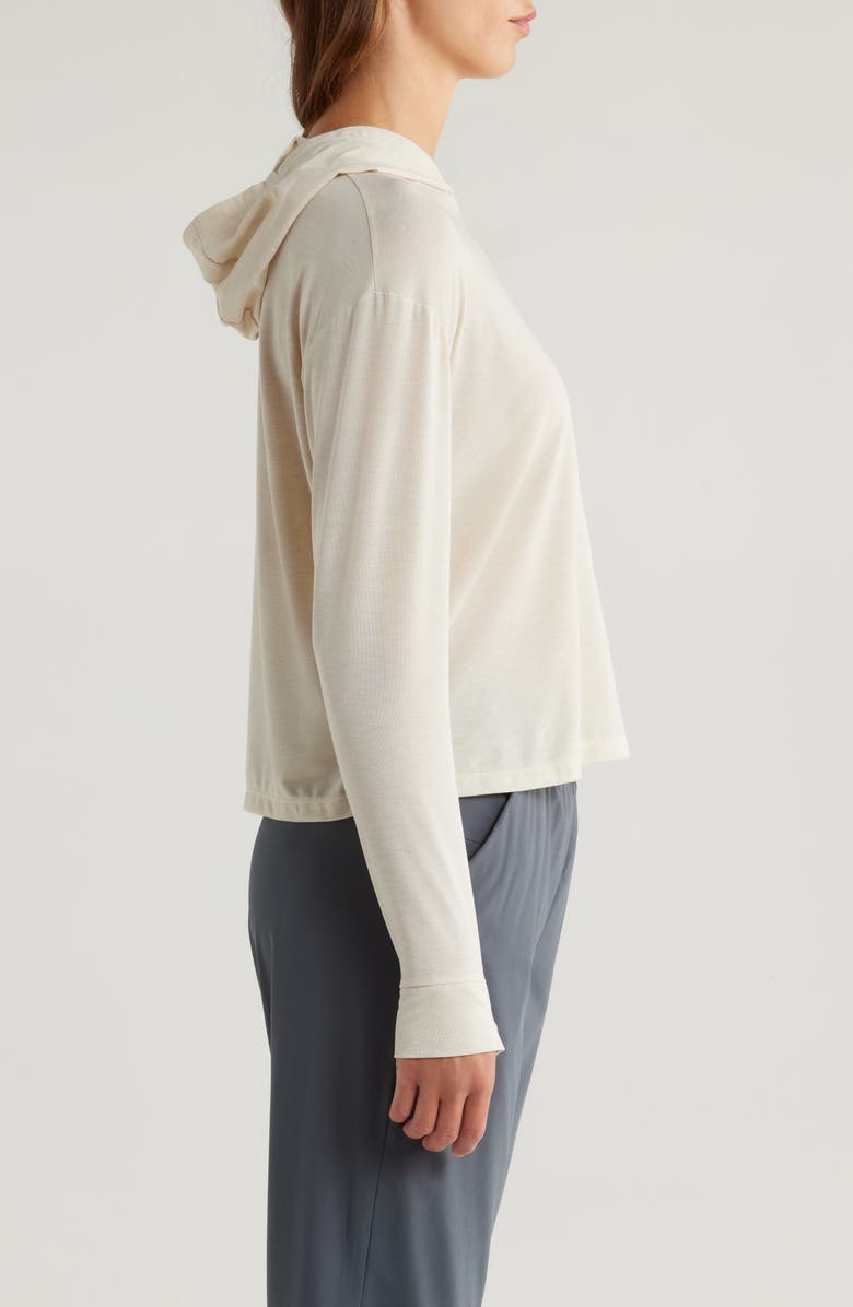 Free Fly Elevate Lightweight Performance Hoodie, Alternate, color, Heather Birch