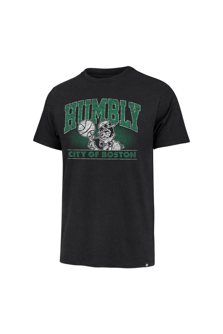 Men's '47 Black Boston Celtics Humbly T-Shirt, Alternate, color, Black