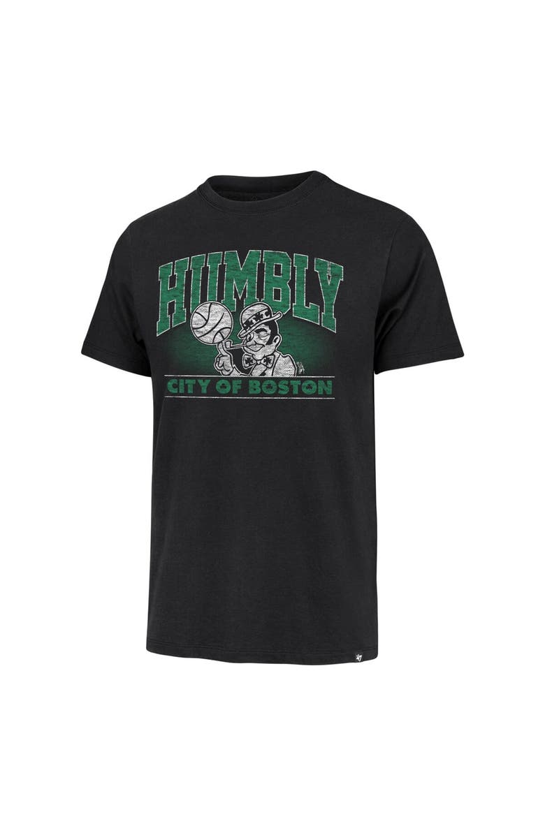 '47 Men's '47 Black Boston Celtics Humbly T-Shirt, Alternate, color,