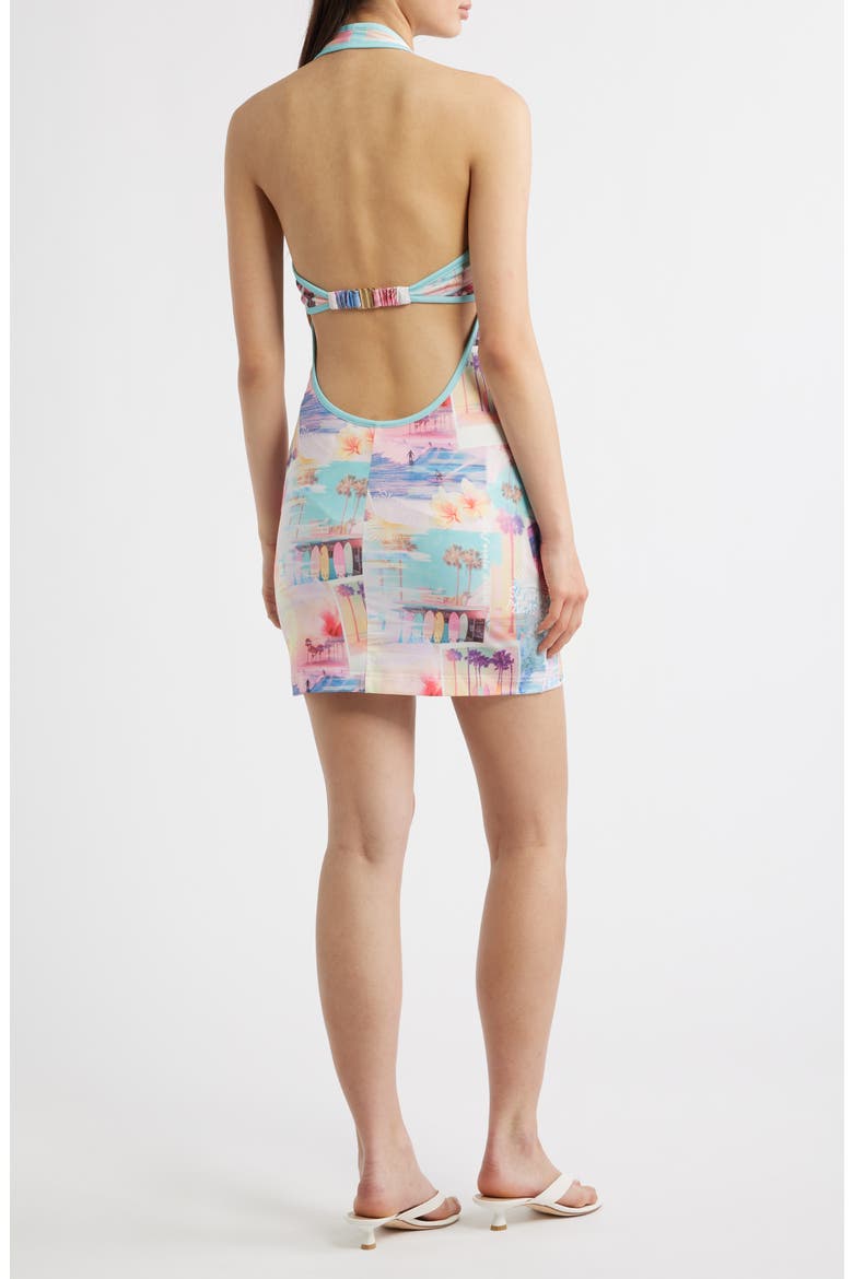 Halter Minidress, Alternate, color, SUNSHINE MOTEL