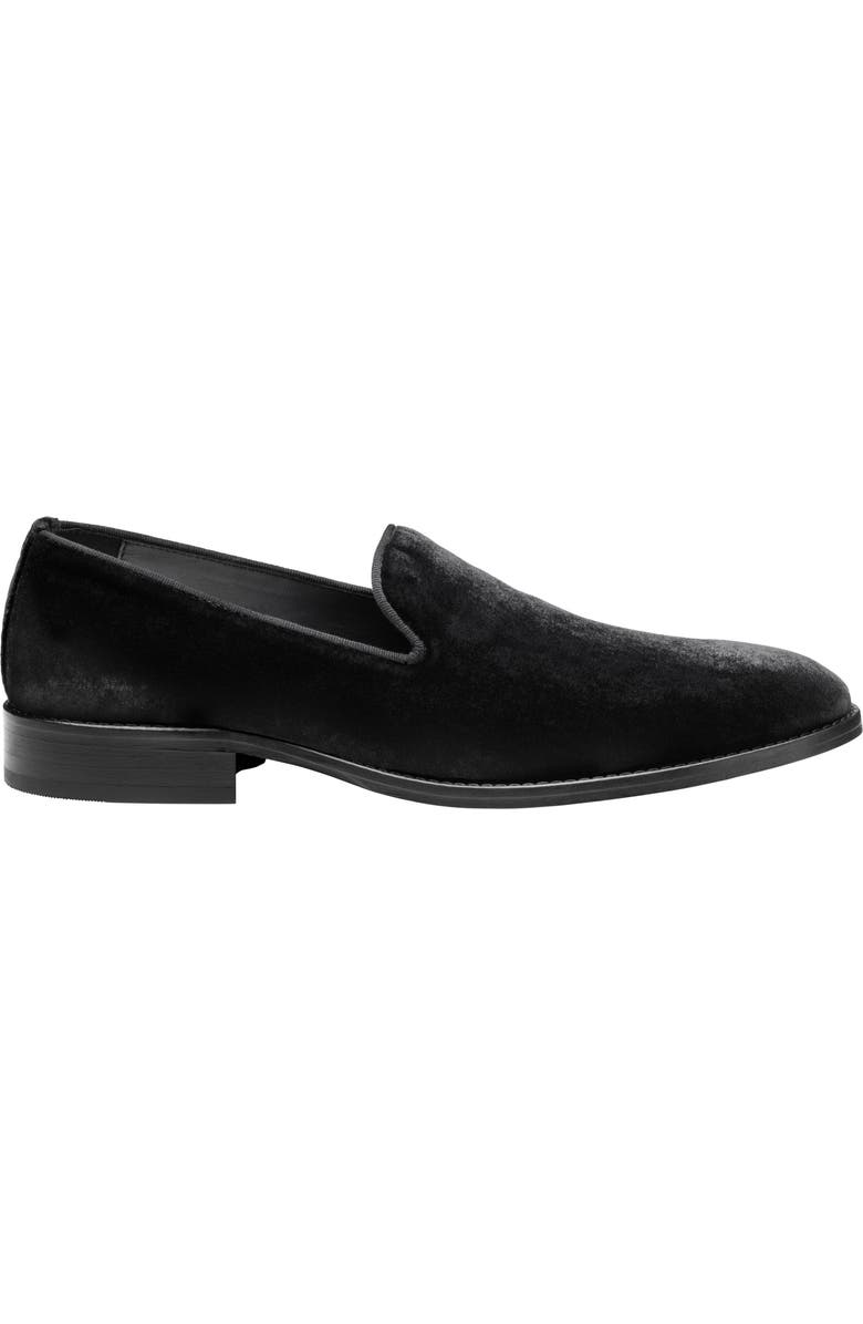 Johnston & Murphy Gavney Slip-On Loafer, Alternate, color, Black Velvet
