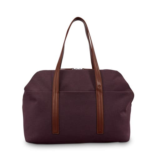 Samsonite Virtuosa Weekender Duffel Overnight Bag With Laptop Computer Sleeve In Burgundy