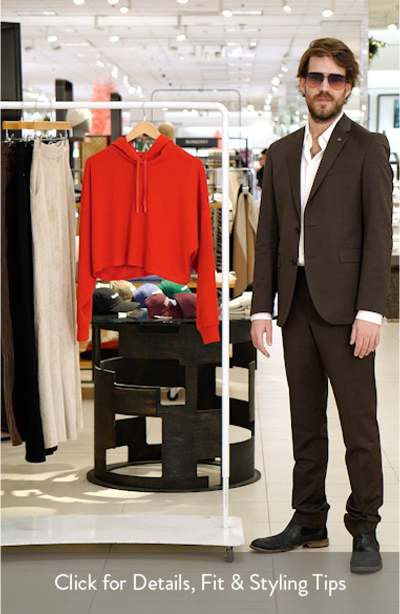 Breathe Easy Rib Crop Hoodie, sales video thumbnail