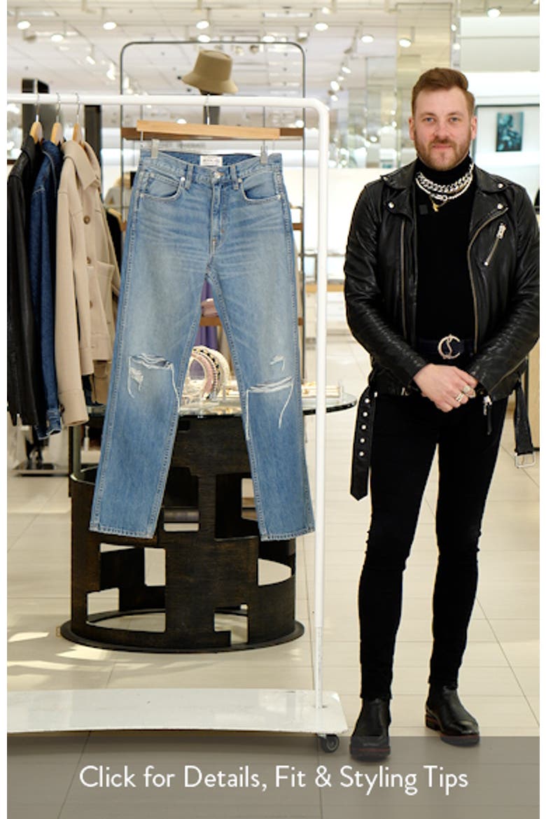 Women's Virginia High Waist Slim Straight Leg Jeans video
