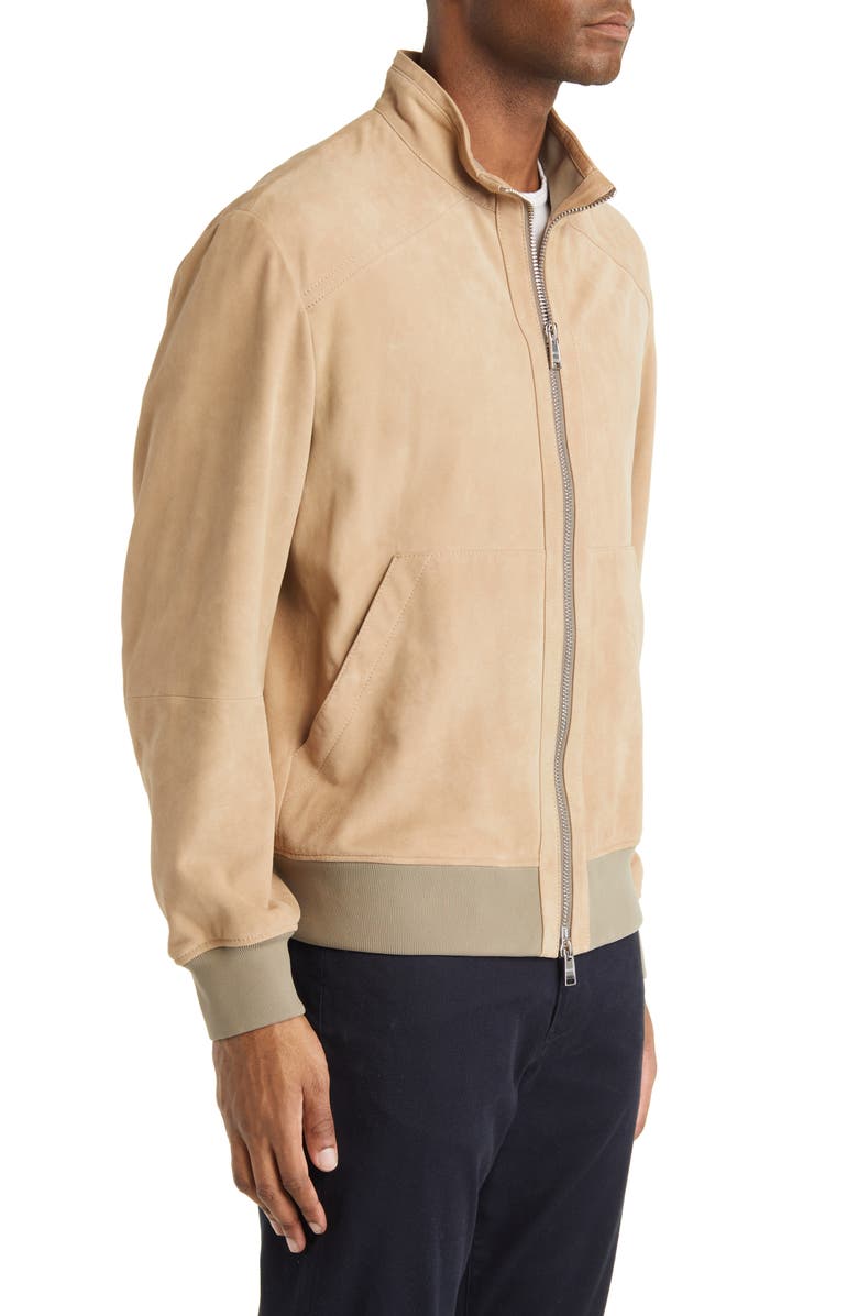 BOSS Mika Suede Jacket, Alternate, color, 