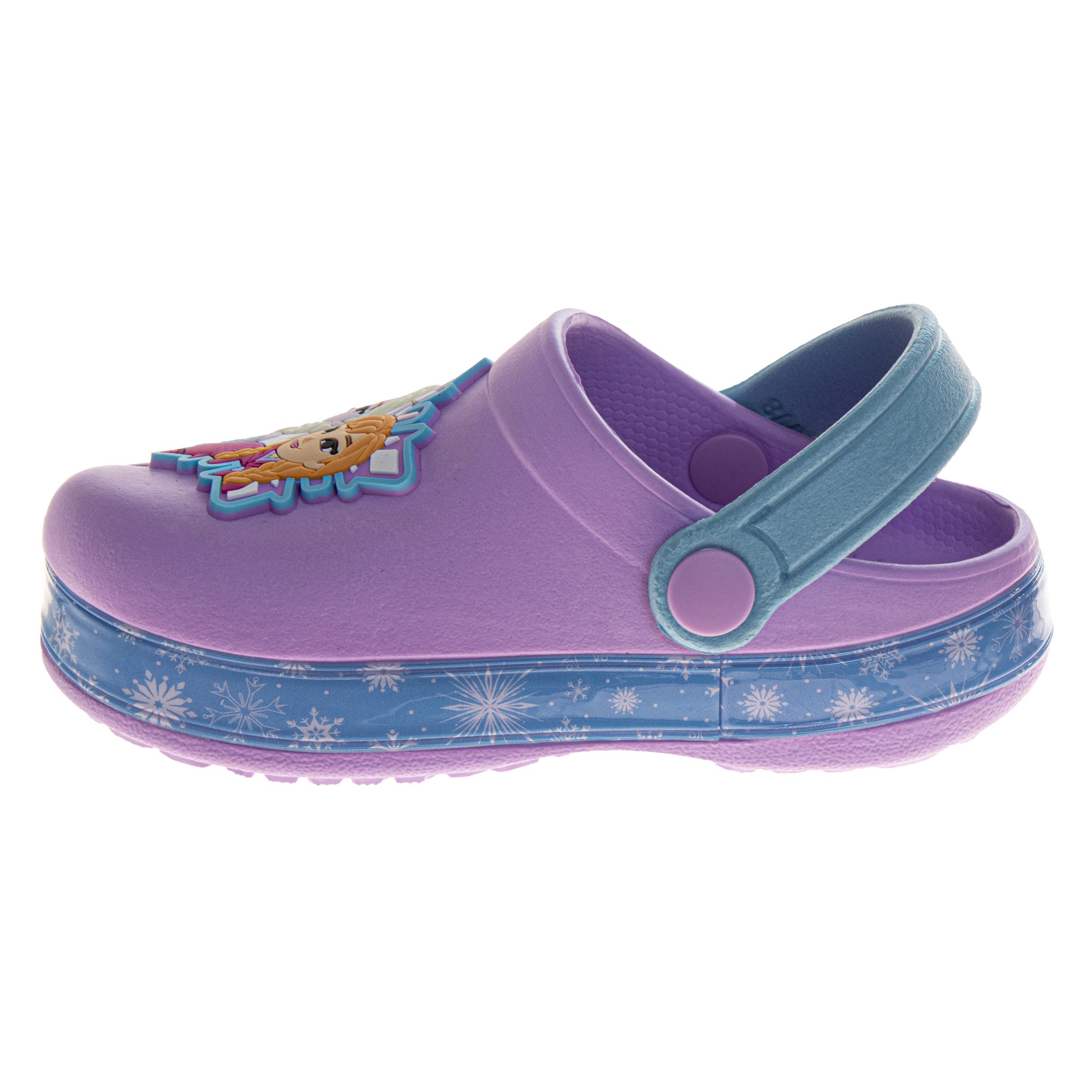 Disney Frozen Elsa and Anna Clogs, Alternate, color, Lavender