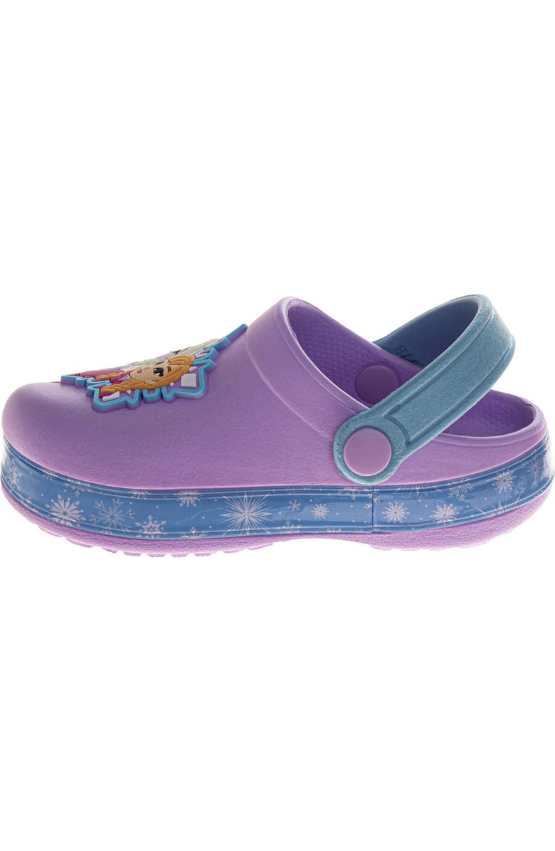 Disney Frozen Elsa and Anna Clogs, Alternate, color, Lavender