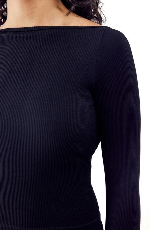 Bdg Urban Outfitters Alicia Open Back Rib Top In Blue