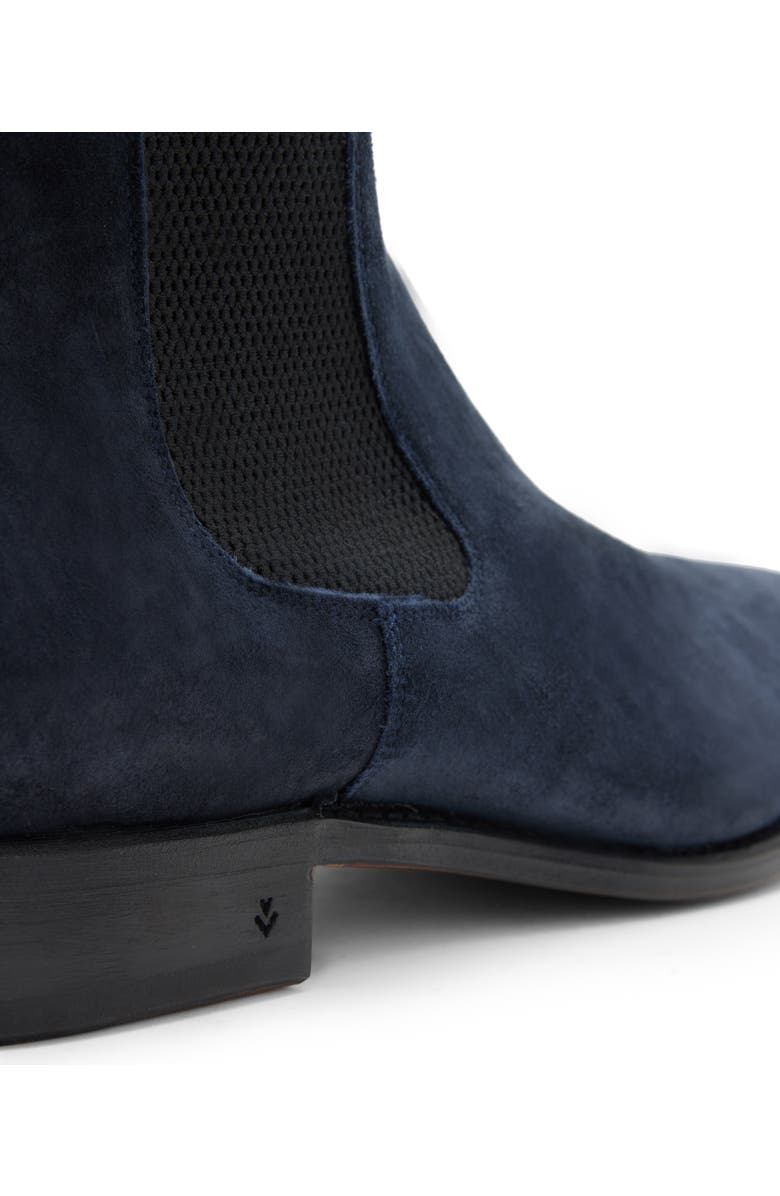 John Varvatos Amsterdam Chelsea Boot, Alternate, color, Navy