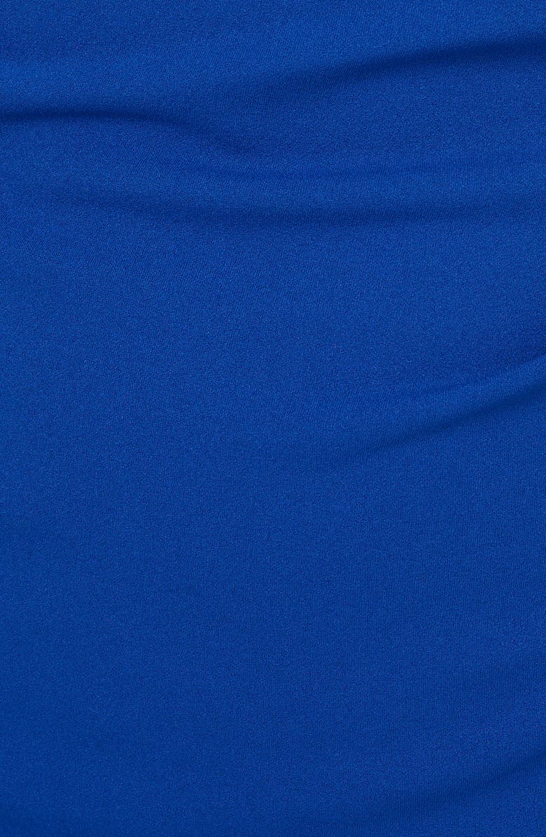 Adrianna Papell Asymmetric Stretch Crepe Sheath Dress, Alternate, color, 