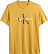 Calvin Klein Monogram Logo Crew Neck T-Shirt