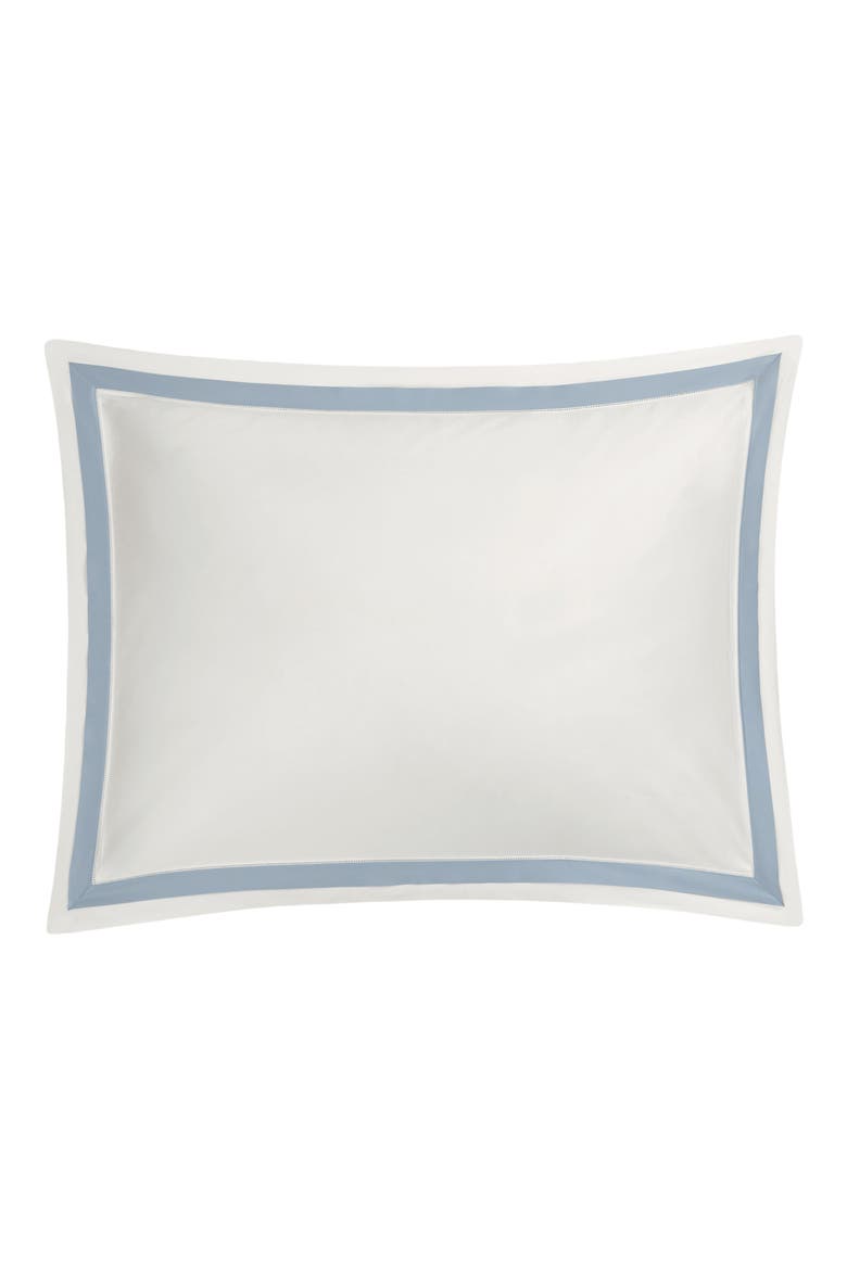 Ambrose Pillow Sham, Alternate, color, BONE/ HAZY BLUE